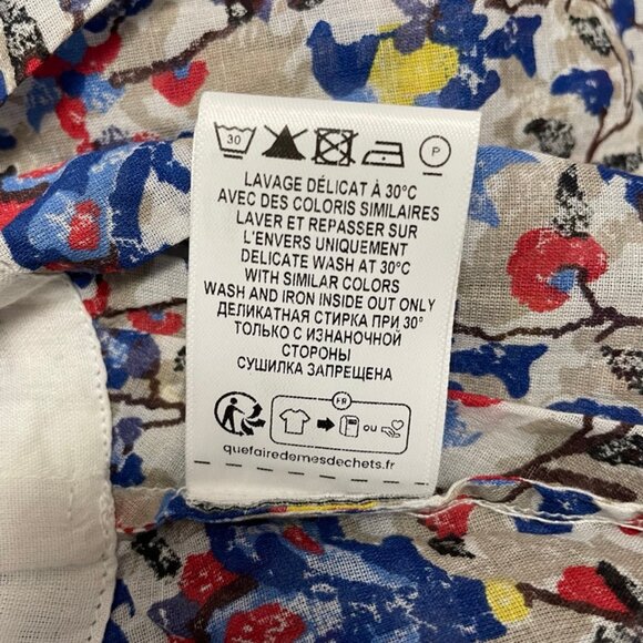 MARANT ETOILE DAMIANI FLORAL PATTERN MIDI SKIRT - Picture 2 of 16